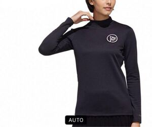 送料無料 新品 adidas climawarm エンブレム モックネックシャツ