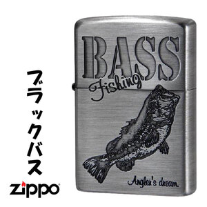 【ZIPPO】釣り道ブラックバス ＢＡＳＳ【ネコポス対応可】