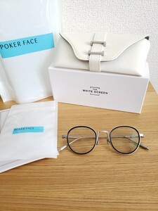 送料無料 POKER FACE THE WHITE SCREEN ポーカーフェイス ホワイトスクリーン Point Plus ポイントプラス 眼鏡