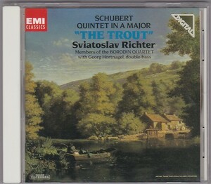 ★CD EMI シューベルト:ピアノ五重奏曲「鱒.ます」*スヴャトスラフ・リヒテル(Sviatoslav Richter)