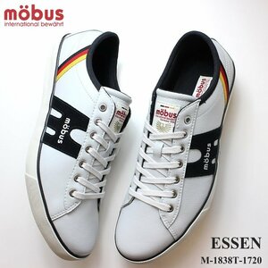 新品 未使用 モーブス スニーカー エッセン 44(27.0cm) mobus ESSEN S.WHT/BLK M-1838T-1720