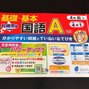 0999 基礎基本国語A ４年 文溪堂 非売品 小学 ドリル 問題集 テスト用紙 教材 テキスト 解答 家庭学習 計算 漢字 過去問 ワーク 文章