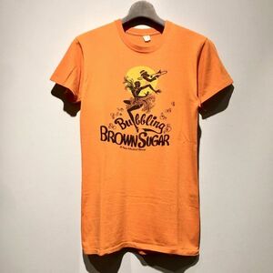 70s Bubbling BROWN SUGAR T-shirt バブリングブラウンシュガー ミュージカル Tシャツ size M/9103