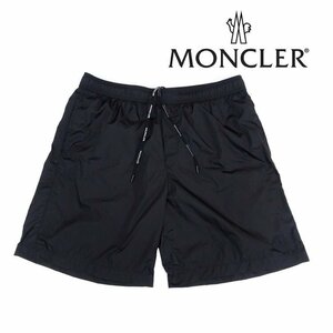 【1円】モンクレール MONCLER ボクサーマレ BOXER MARE サーフパンツ スイムウェア ブラック M 黒タグ ロゴ ワッペン 海パン 42248