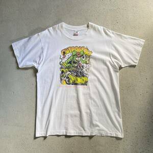 90’s RAT FINK Tee ラットフィンク　Tシャツ USA製 90s ホワイト シングルステッチ vintage used 古着