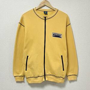 90s 00s HYSTERIC GLAMOUR ロゴ ジップ スウェット 黄色 ヒステリックグラマー ブルゾン トレーナー THRASHER Y2K VINTAGE archive 4090127