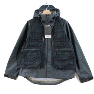 UNDERCOVER アンダーカバー 22SS チェック レイヤード ジャケット 2 グリーン