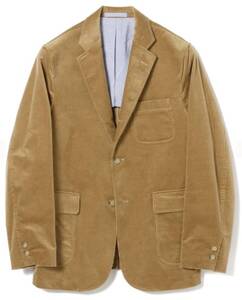 BEAMS PLUS 3B Jacket Corduroy LT BROWN XL 未使用品 送料無料