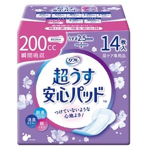 リフレ超うす安心パッド200CC14枚 × 24点