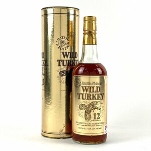 ワイルドターキー WILD TURKEY 12年 ゴールドラベル 750ml アメリカンウイスキー 【古酒】