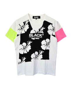 COMMEdesGARCONS BLACK コムデギャルソン グラフィック 半袖Tシャツ 871