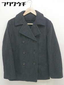 ◇ ◎ green label relaxing UNITED ARROWS ライナー付き ウール 長袖 ピーコート サイズ 38 グレー メンズ