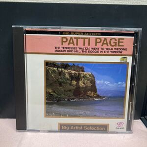 パティ・ペイジ／PATTI PAGE／BIG ARTIST SELECTION／CD／GX-450