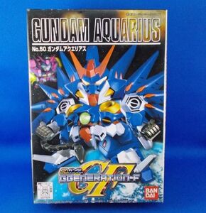 新品 ガンダムアクエリアス GUNDAM AQUARIUS No.50 SDガンダムGF GGENERATION-F 機動戦士ガンダム 未組立 BANDAI SD Gundam