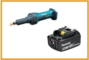 マキタ 18V 充電式ハンドグラインダ GD800DZ+BL1860B[6.0Ah] ◇(本体+バッテリ) ■安心のマキタ純正/新品/未使用■