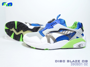 ■PUMA■ディスクブレイズ OG(27.5cm)■WHT-BLU■390931 02　 DISC BLAZE