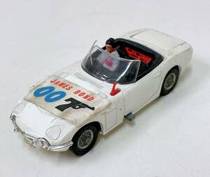 【絶版品 Corgi コーギー "007は二度死ぬ"★トヨタ2000GT ジェームスボンド】若林映子★ビンテージ 1960年代 ミニカー/A54-039