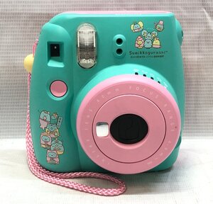 1円～ 動作確認済み FUJIFILM 富士フィルム チェキ instax mini8+ 映画すみっコぐらしデザイン インスタントカメラ【現状品】[34-0202-M13]