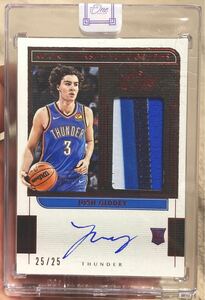 ★4色 パッチ【RPA】Josh Giddey 2021-22 PANINI ジョシュ・ギディー NBA Rookie patch auto card ルーキー 直書 サイン カード Bulls