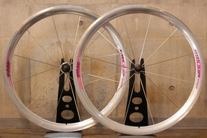 【訳あり】カンパニョーロ CAMPAGNOLO シャマル SHAMAL 12-HPW TITANIUM アルミ クリンチャー ホイールセット カンパ 9S 【名古屋店】