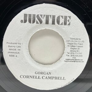 【Big Foundation】JAプレス CORNELL CAMPBELL Gorgan / U-ROY Gorgan Wise (Justice) コーネル・キャンベルのスウィートクラシック