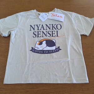 ☆新品☆夏目友人帳☆半袖Ｔシャツ☆130cm☆生成色☆No.965