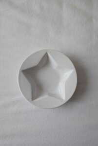Francfranc フランフラン 星型 スター 星 ホワイト 白 小皿 皿