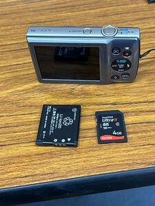 キャノンCANON IXY160 デジタルカメラバッテリー＋SDカード付き　動作品