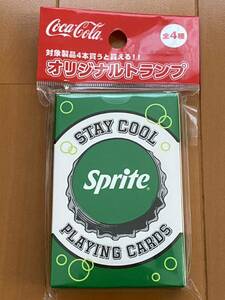 【新品未使用】スプライト★オリジナルトランプ★コカコーラ