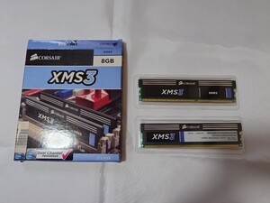 【中古品】Corsair CMX8GX3M2A1600C9 8GB 1600MHz DDR3 DIMM