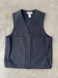 超希少！超美品！USA製！70s 80s 90s FILSON フィルソン ウールベスト MACKINAW WOOL VEST マッキノー ワーク エンジニア 大きいサイズ(42)