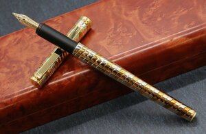 (本体18K/ペン先585) Dunhill ダンヒル 万年筆 計1点 ※筆記未確認 ◆おたからや Y-B17494【同梱-2】