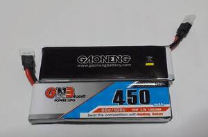 送料110円から すっ飛び軽減2個セット K110 汎用3.7Vリポバッテリー 450mAh GNB V977等 バースト160C!