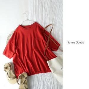 サニークラウズ Sunny Clouds☆洗える きれい色 ニットトップス Lサイズ☆M-S 2539