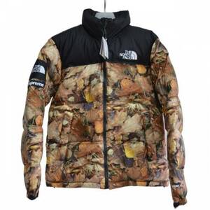 新品 SUPREME シュプリーム × THE NORTH FACE ノースフェイス Leaves Nuptse Jacket ダウンジャケット R2A-20061B