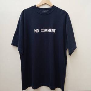 BALENCIAGA バレンシアガ Tシャツ NO COMMENT 洋服 サイズXXS ダメージ加工 2022年SSモデル ネイビー 店舗受取可