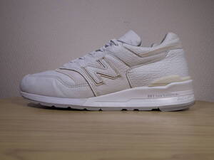 ◇ new balance 997 ニューバランス 997 USA製 バイソンレザー Made in USA 【M997BSN】◇ 28.5cm D スニーカー ホワイト