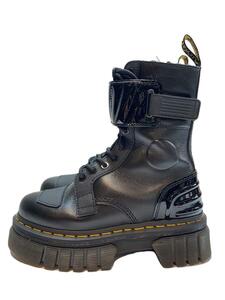 Dr.Martens◆23AW/AUDRICK 10ホール/MOTOパック/UK4/BLK/レザー/30970001