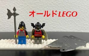 ★当時物★オールドレゴ　LEGO ミニフィグ コウモリ男爵　小物　お城シリーズ