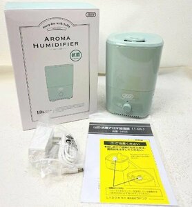 【開封済・未使用品】ラドンナ 抗菌アロマ加湿器 1.0L HF06-PA ペールアクア