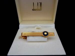 ■美品■№0025【ｄunhill】ダンヒル【ゴールド】■タイピン ネクタイピン♪