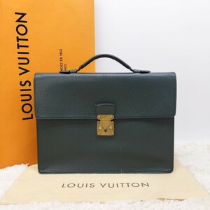 正規品 LOUISVUITTON ルイヴィトン ヴィトン セルヴィエット クラド タイガ ライン ビジネスバッグ ハンドバッグ ブリーフケース M30074