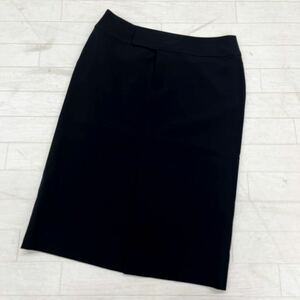 1415◎ UNITED ARROWS TOKYO ユナイテッドアローズ パンツ ボトムス タイト スカート ミディ 膝丈 ブラック レディース36