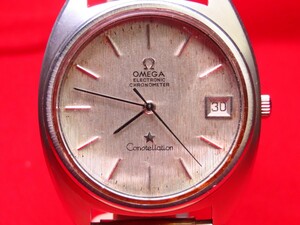 ■♪価格高騰! 資産価値！稼働 電池新品高級超レア！ビンテージ！ OMEGA オメガ Constellation コンステレーション ELECTRONIC f300Hz 音叉