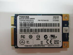 ★☆1円 ～スタート☆TOSHIBA MSATA SSD THNSNF256GMCS 256GB 使用時間:10175H☆★