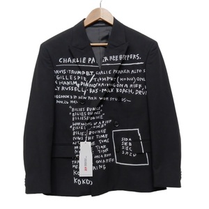 未使用品 H&M BASQUIAT エイチアンドエム バスキア ダブルテーラードジャケット Ev Bravado Tla D