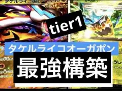 構築済みデッキ　ライコポン　タケルライコ　優勝デッキ　tier1 最強デッキ