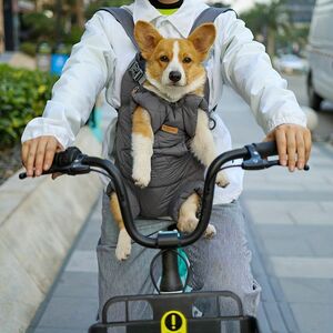 ペットキャリー 抱っこ紐 軽量 ペットスリング リュック バッグ 通気性 リード穴付き 安全 小物入れスペース付き 旅行 お出かけ ナイロン