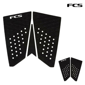 30％OFF★FCS,エフシーエス/デッキパット,デッキパッチ/T-3 FISH TRACTION/3ピース/ブラック/サーフィン/フィッシュボード 