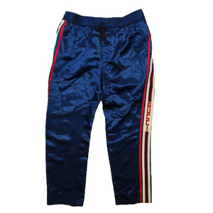 グッチ GUCCI Acetate Jogging Trouser With Stripe ストライプ アセテートジョギング トラウザーズパンツ ボトムス ブルー 46 メンズ レデ